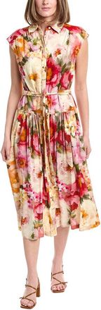 Julia Jordan Linen-Blend Sleeveless Maxi Dress