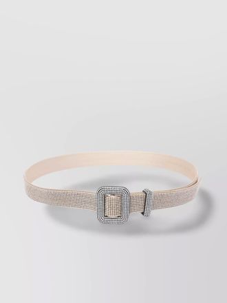 Benedetta Bruzziches crystal embellished adjustable length belts