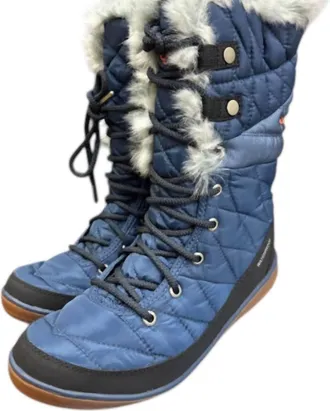 Columbia Womens Heavenly Omni-Heat Winter Boot In Blue