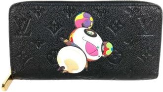 Louis Vuitton Pre-owned Long Wallet (bi-fold) - unisex - Vintage Accessoires - Zwart - ONE Size - Leer - Vintage