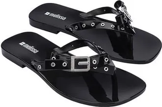 Melissa Harmonic Flip Flop in Black at Nordstrom, Size 10