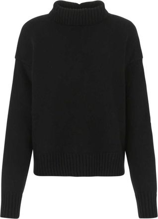 Jil Sander Black Cashmere blend sweater