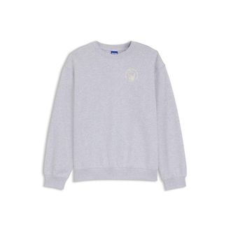 HUGO BOSS Relaxed-fit sweatshirt in cotton terry with graphic prints