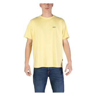 HUGO BOSS Hombre, Camisetas, Amarillo, Talla: M