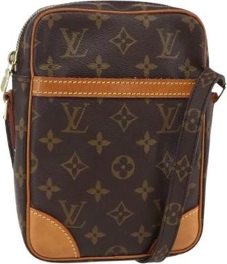 Louis Vuitton Pre-owned Cross Body Bags, female, Brown, Size: ONE SIZE Pre-owned Canvas Cross Body Bag