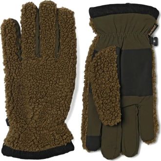 Barbour Guanti con fibbia - Verde