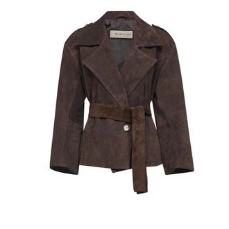 Blanca Vita Jassen, Dames, Bruin, M, Leer, Kimono-Moro