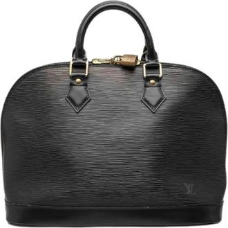 Louis Vuitton Pre-owned Handbags, female, Black, Size: ONE SIZE Pre-owned Vintage Leather Handbag