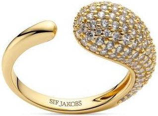 Sif Jakobs Jewellery Ring Goccia Piccolo in 18K Gold Plated at Nordstrom, Size 8.5