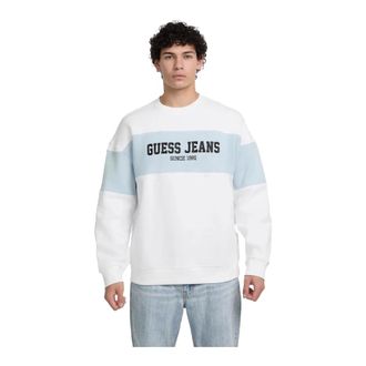 Guess Sweatshirt - Heren - Sweatshirts & Hoodies - Wit - Maat: S