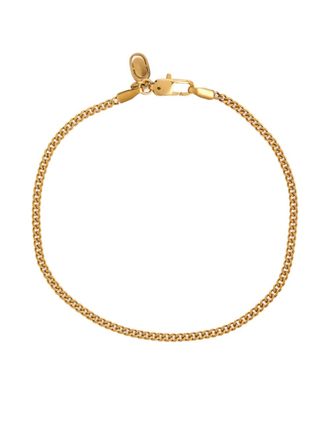 Craftd London curb chain bracelet - men - Brass - 19 - Gold
