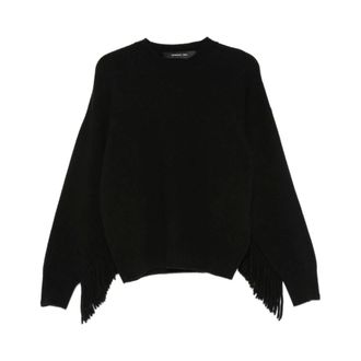 Federica Tosi Dames, Truien, Zwart, Maat: M