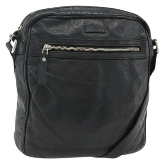 Gucci Pre-owned Cross Body Bags, female, Black, Size: ONE SIZE Pre-owned Vintage Crossbody Shoulder Bag