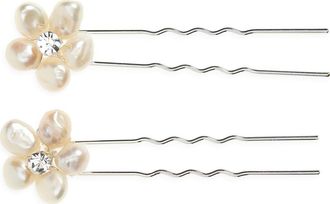 Brides & Hairpins Rosalie Set of Hair Pins in Silver at Nordstrom