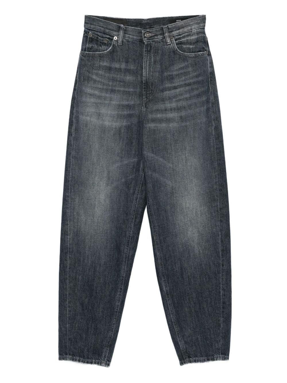 Dondup high-waisted straight-leg jeans - women - Fabric - 30