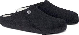 Birkenstock Zermatt 1015084 Clogs Black Shearling Wool Slipper NIN1164