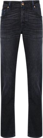 Jacob Cohen Nick mid-rise slim-fit jeans - men - Polyester/Cotton/Cotton/Elastomultiester/Spandex/Elastane - 38 - Blue