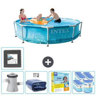 Intex Piscina Con Estructura Redonda - 305x76 Cm - 8-piezas Scb24