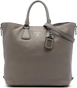 Prada Pre-owned Prada Vitello Daino Side Zip Convertible Tote Ladies 5QH99NP4TOP3SARQ