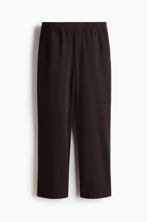 H&M Weite Schlupfhose mit Four-way-Stretch - Brown
