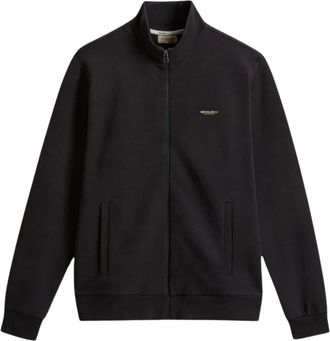 Woolrich Logo Interlock Track - - Sweatshirts & Hoodies - Uomo - Nero - L