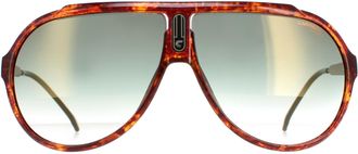 Carrera Piloten unisex Havana Groente Gradiënt met gouden spiegel uithoudingsvermogen 65/n