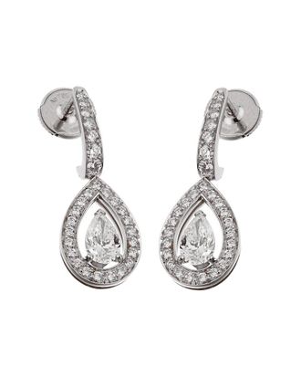 Fred Perry 18K 1.62 ct. tw. Diamond Lovelight Drop Earrings (Authentic Pre-Loved)