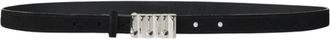 Frame Denim Womens Petit Sculptural Belt In Black