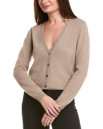 Leset Zoe Wool & Cashmere-Blend V-Neck Cardigan