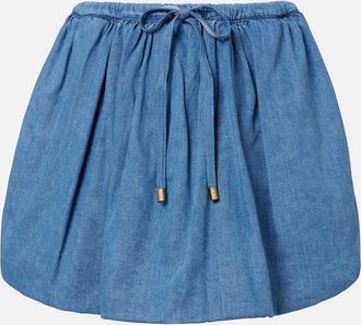 Patou Denim miniskirt