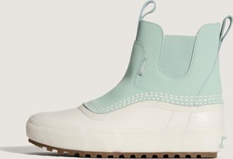 Vans Unisex Mte Standard Mid Chelsea Waterproof Sneakers - Olive Leather - Size UK 10.5