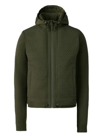 Mackage Barrett hooded quilted jacket - men - Wool/Acrylic/Polyester/Spandex/Elastane/Recycled Polyamide/Recycled Down/Recycled Feather/RDS Down