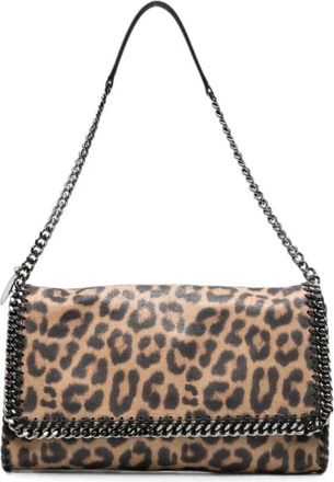 Stella McCartney Falabella Fold-Over Tote - Dames - Schoudertassen - Bruin - ONE Size - Polyester - Tassen