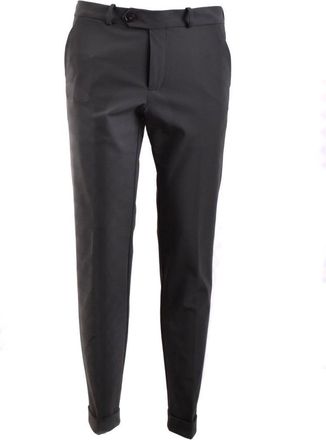 Roberto Ricci Design Tailored Green Trousers With Classic Waistband And Smooth Finish