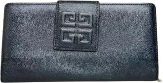 Givenchy Pre-owned Long Wallet - Dames - Vintage Accessoires - Zwart - ONE Size - Leer - Vintage