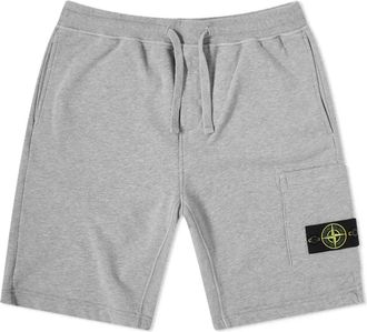Stone Island Bermuda Cargo Shorts Melange Grey 741564651-V0M64