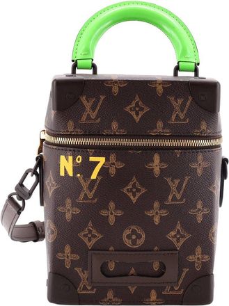Louis Vuitton Brown No.7 Trunk Loeil Monogram Canvas Vertical Box (Authentic Pre-Loved)