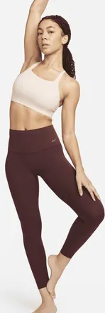 Nike Womens Zenvy High-Waisted 7/8 Leggings in Red | DQ6015-652