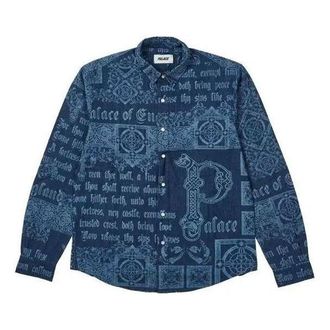 Palace Medieval Shirt Blue P21SHT025
