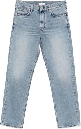 Toteme Jeans, Dames, Blauw, W25, Katoen, Low Straight Jeans