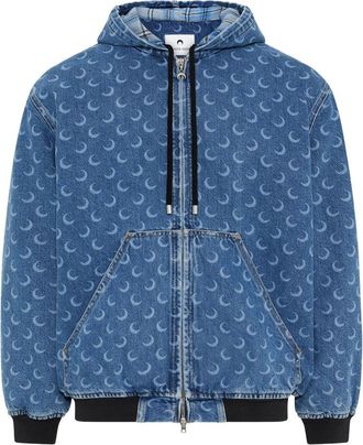 Marine Serre Outerwears Blu-Uomo