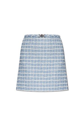 Versace Tweed Skirt With Lurex Thread