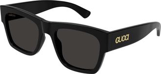 Gucci GG1793S 001 Mens Sunglasses Black Size 54 - Free RX Lenses - Free RX Lenses