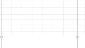 vidaXL Reja Con Postes Plateado 1 X 25 M Acero Vidaxl