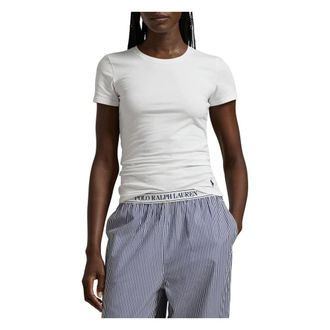 Polo Ralph Lauren T-Shirts, female, White, Size: XS Club Cotton T-Shirt
