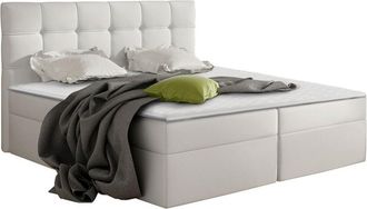 Mirjan24 Mobilier1 - Cama Continental Comfivo 195, Soft 017, Doble, Continental, 140x200, Cuero Ecol&oacute;gico, Somieres, 146x206x113cm