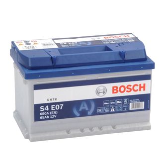 Bosch Bater&iacute;a De Coche Start Stop Efb 65ah 650 A En Bosch S4e07
