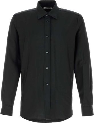 Jil Sander Black Regular Solid Shirt