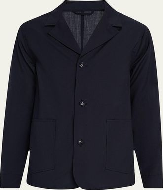 Officine Générale Mens Sycamore Wool Blazer