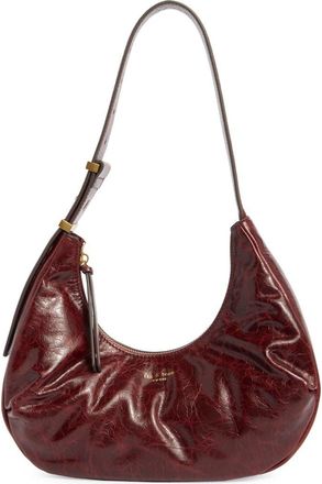 Rag & Bone Hudson Leather Hobo Bag in Wine at Nordstrom